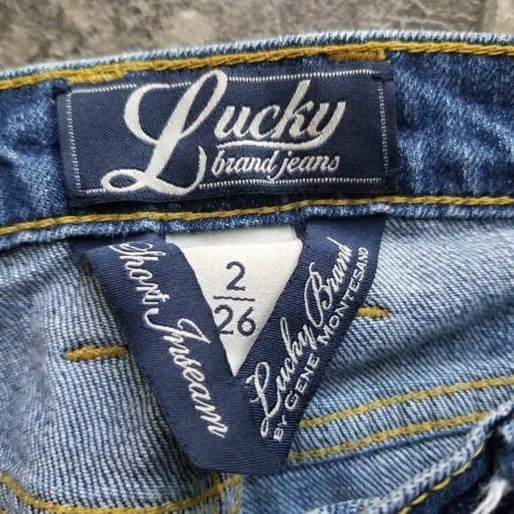 Lucky Brand Cumberland Sweet N Low Rise Slim Bootcut Short Inseam Jeans 2/26 - Picture 6 of 9